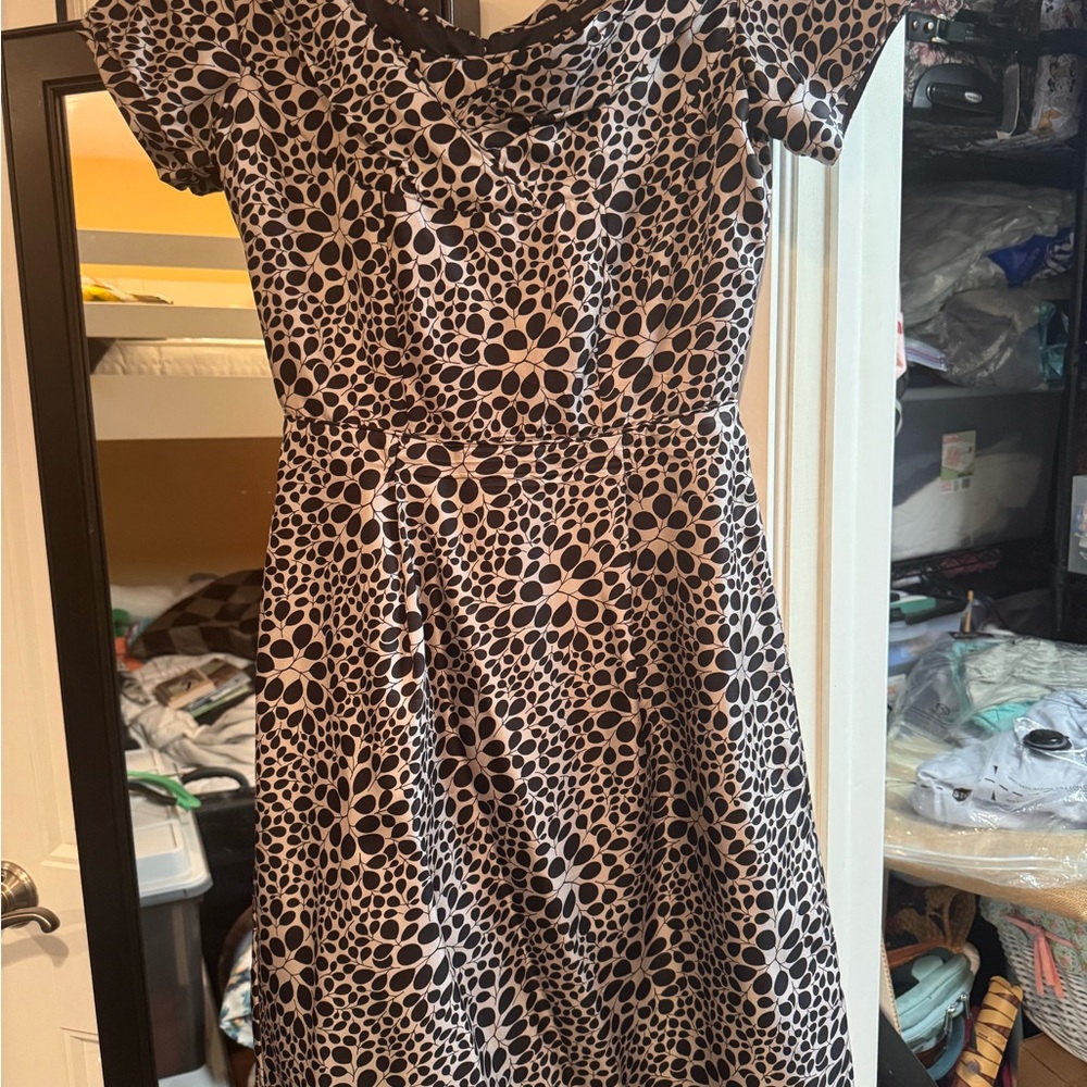 Stylish Black and White Dress